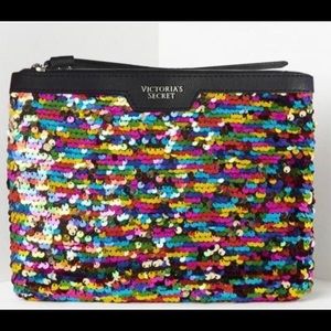 ⭐ VICTORIA SECRET  Sequin Wallet Cosmetic Bag
